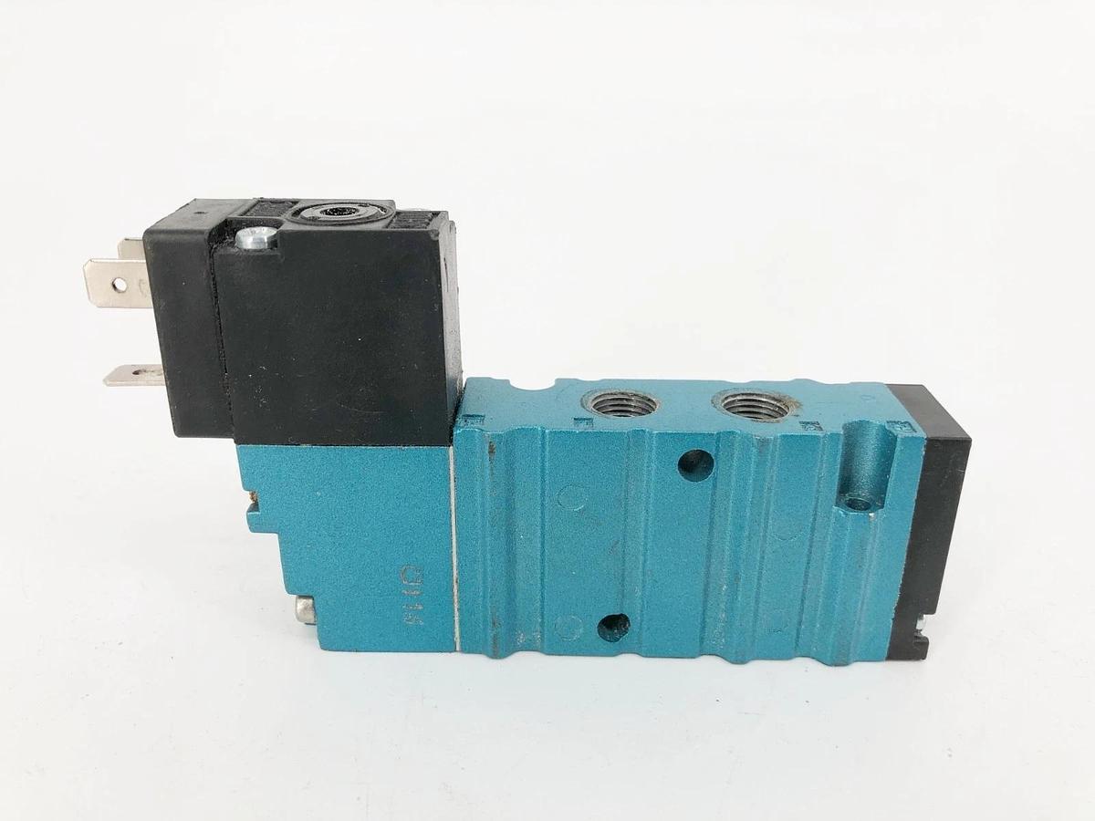Used MAC Valves 411A-C0A-DM-DDAJ-1JM Solenoid Valve 24VDC 5.4W 120psi