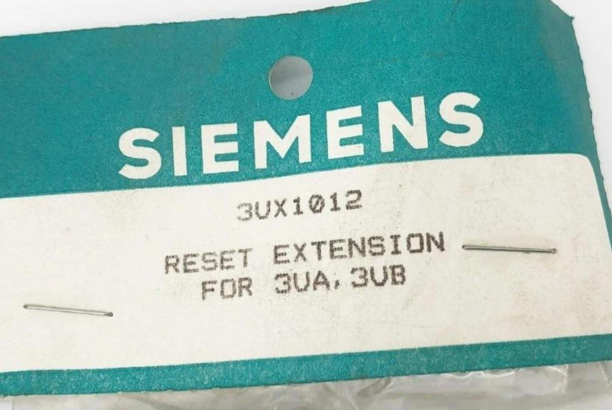 Lot of 3 New Siemens 3VX1012 Reset Extensions For 3UA 3UB