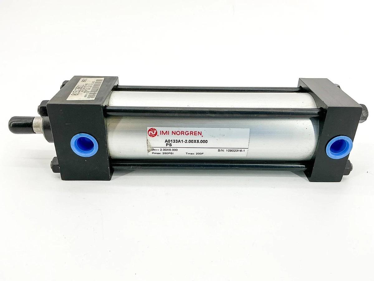 New Norgren A0133A1-2.00X5.000-PS Pneumatic Cylinder 2" Bore 5" Stroke - No Box
