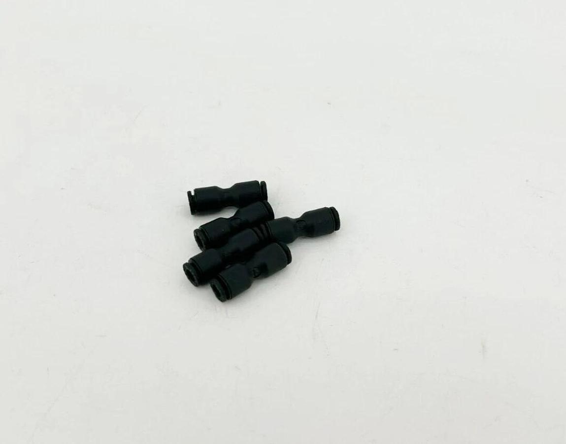 Lot of 5 New Lawson 86780 Unions, 5/32" Tube OD, Glass Reinforced Nylon
