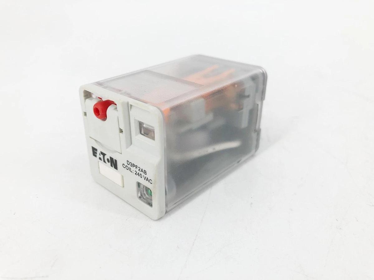 New Eaton D3PF2AB Relay 240VAC Coil 8-Pin Full-Feature D3PF2AB-A2