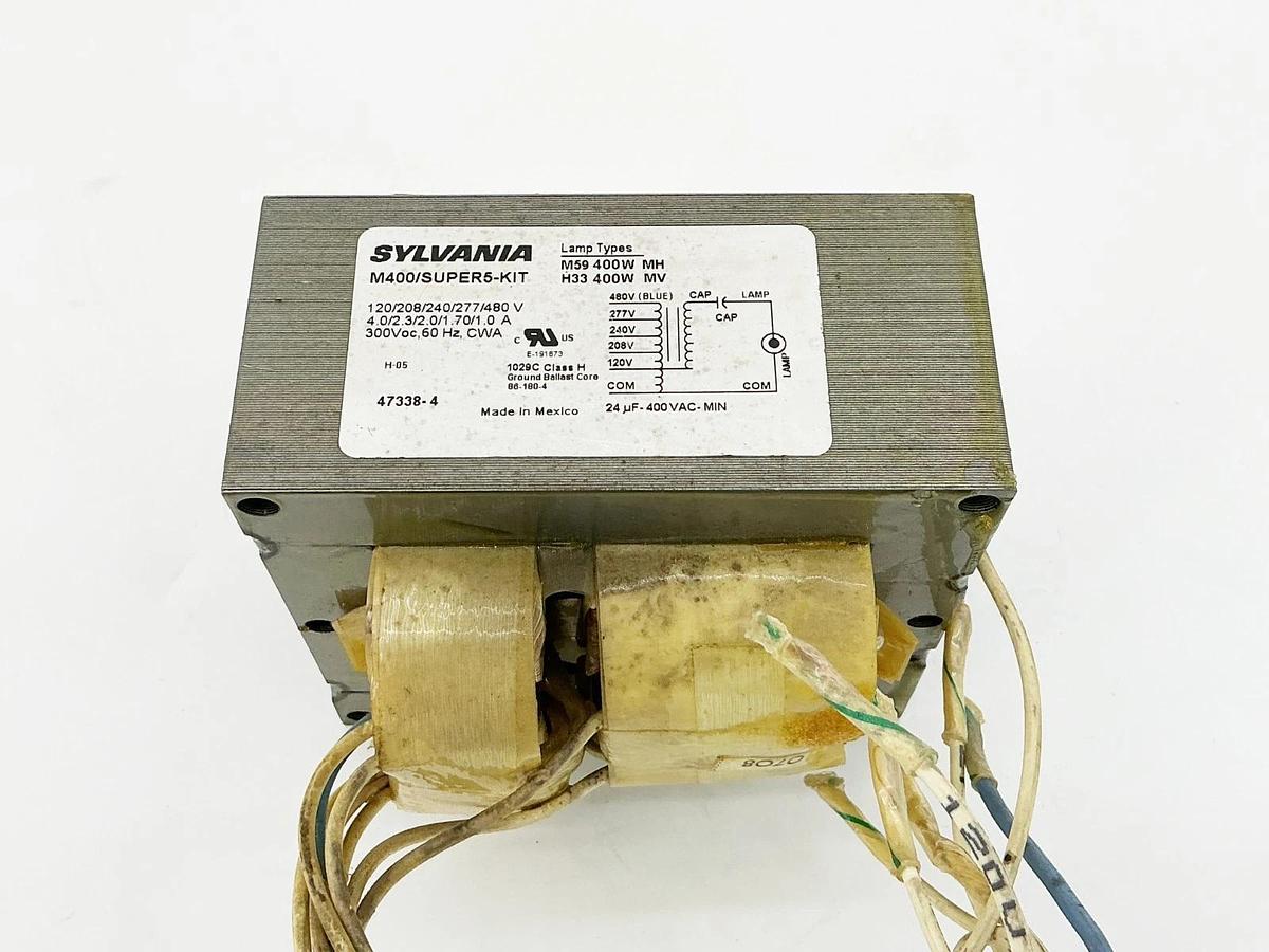 New Sylvania 47338-4 Transformer 480V 4A 400W 60Hz - No Box