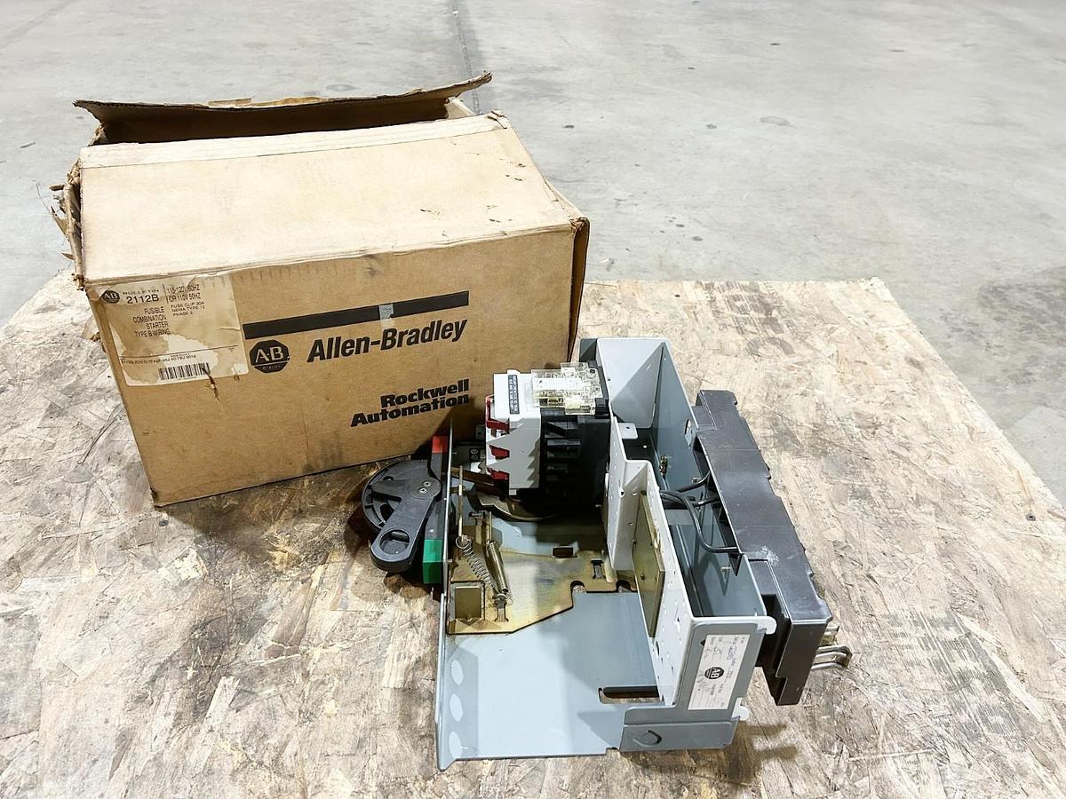 New Allen Bradley 2112B-ZDCD-7FA2F-24J-40-79U-9018 Fusible Combination Starter