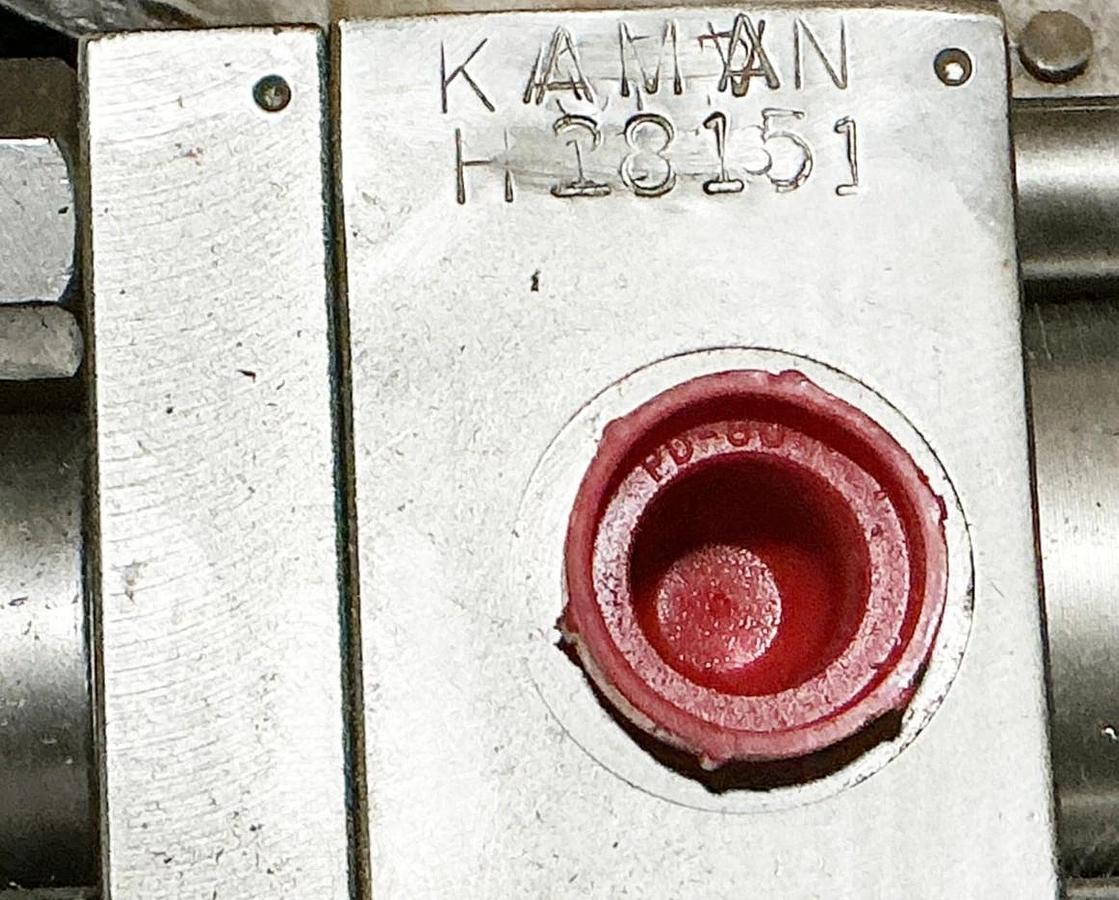 Used Cunningham Kaman H28151 Pneumatic Cylinder Model HS 062006 255
