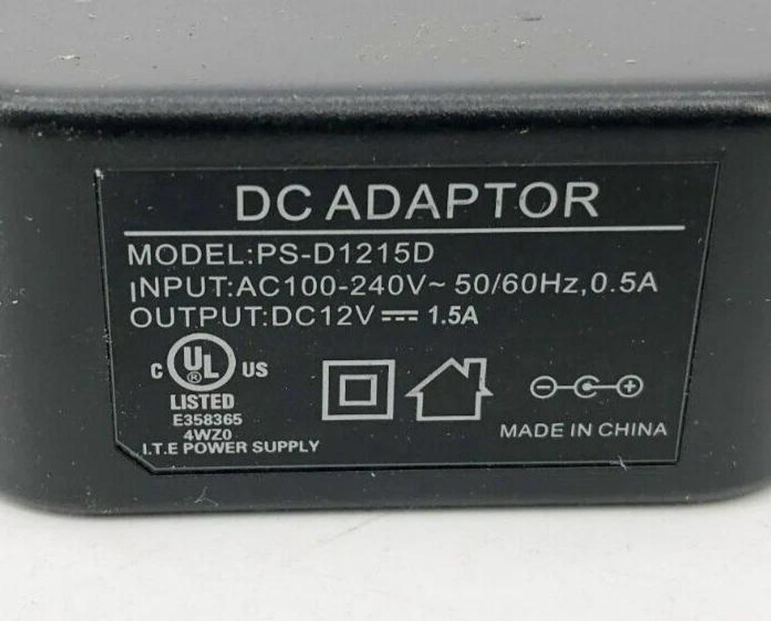 Lot of 3 New TR-AD1210 Power Adapters 100-240VAC 12VDC Out PS-D1215D