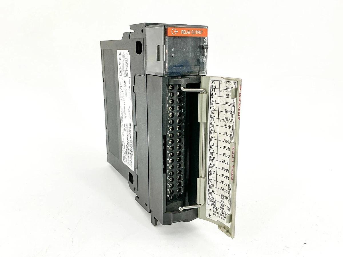 Used Allen Bradley 1756-OW16I Ser. A Relay ISOL Module 16PT 24VDC - No Box