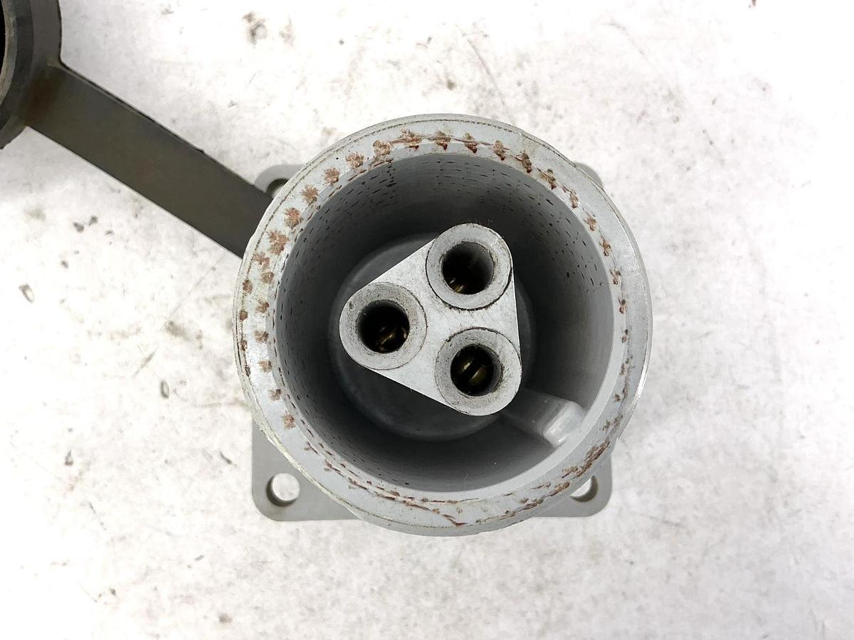 Used Crouse Hinds NR632 & NPJ6384 Pin & Sleeve Plug 2W 3P 60A 250VDC 600VAC
