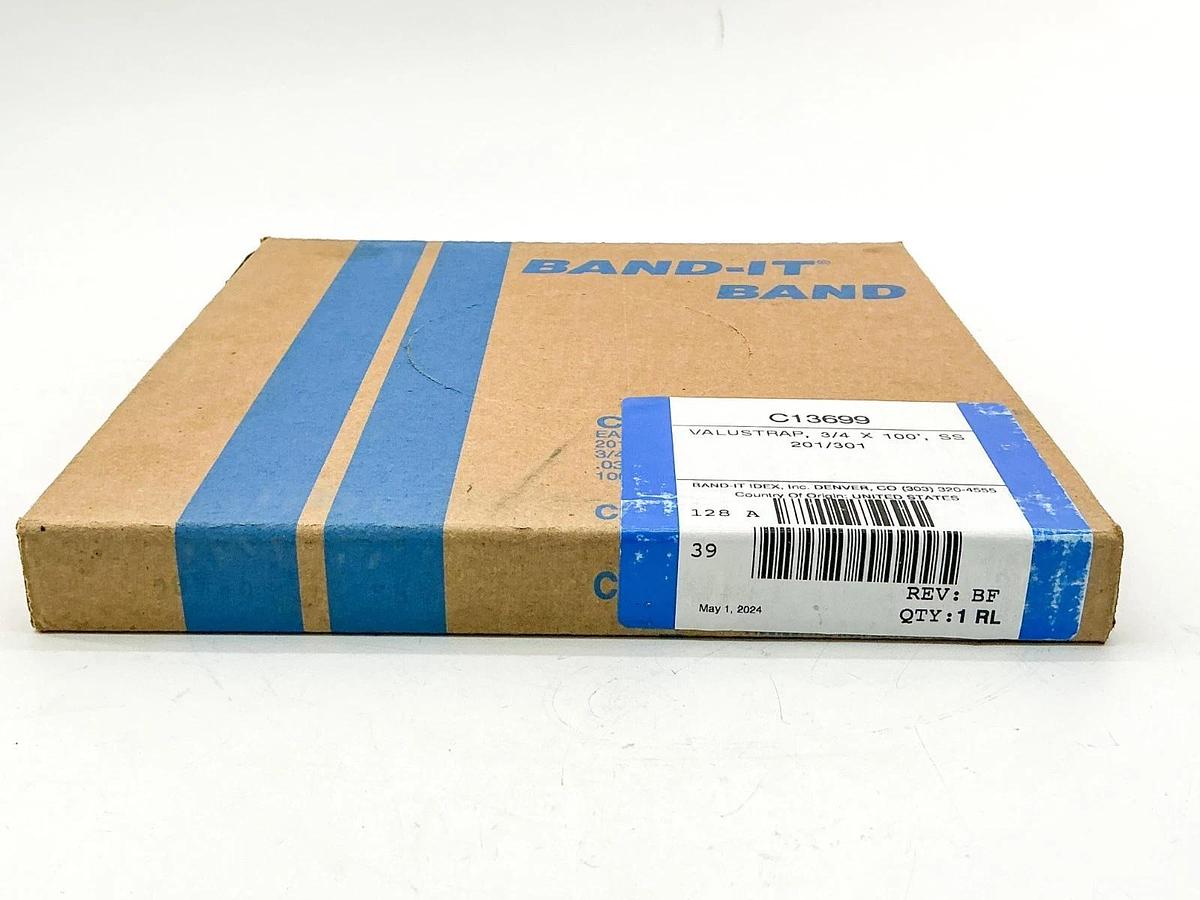 New Bandit C13699 Stainless Steel Valustrap 3/4" X 100' SS 201/301
