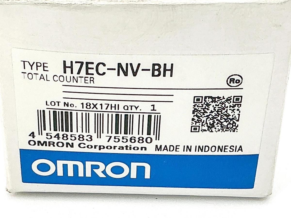 New Omron H7EC-NV-BH Count Totalizer 8 Digit