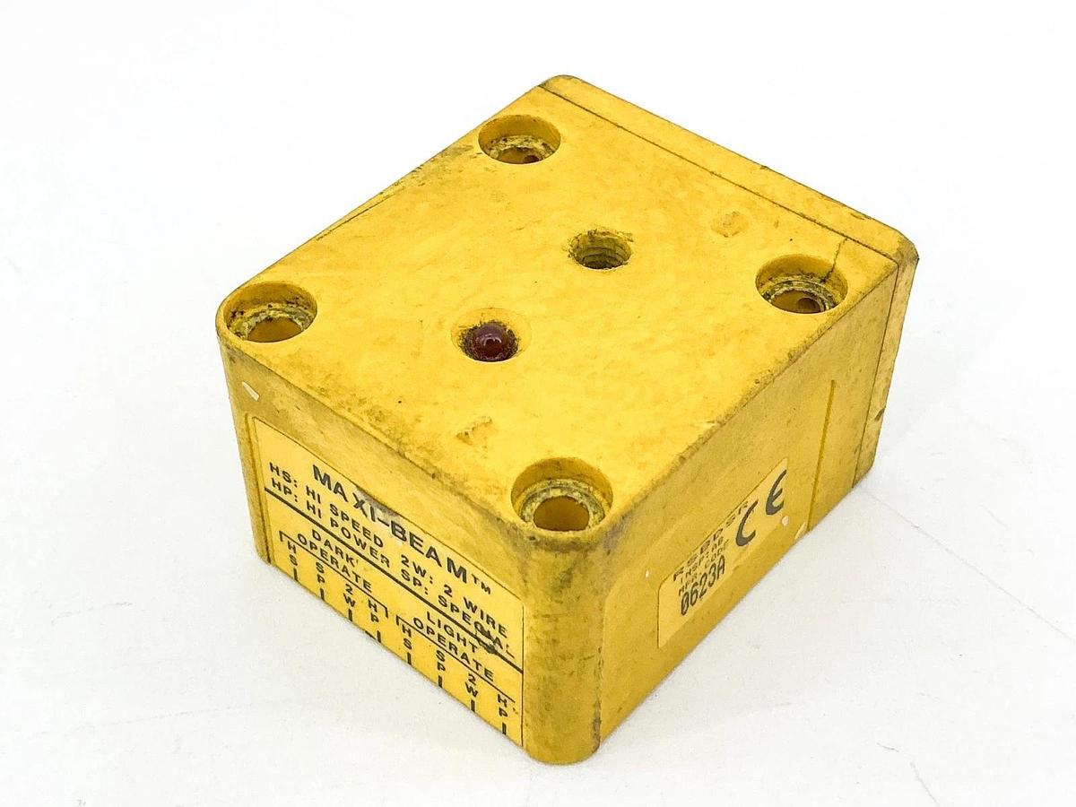 Used Banner RSBDSR Maxi-Beam Photoelectric Sensor Head 2W 2 Wire