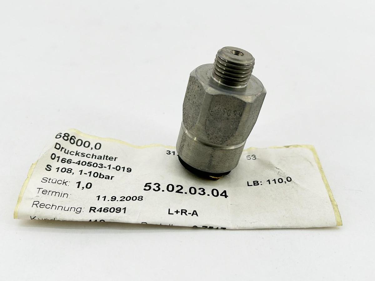 New Suco 0166-40503-1-019 Pressure Switch 10-42V 1/4" BSPP - No Box