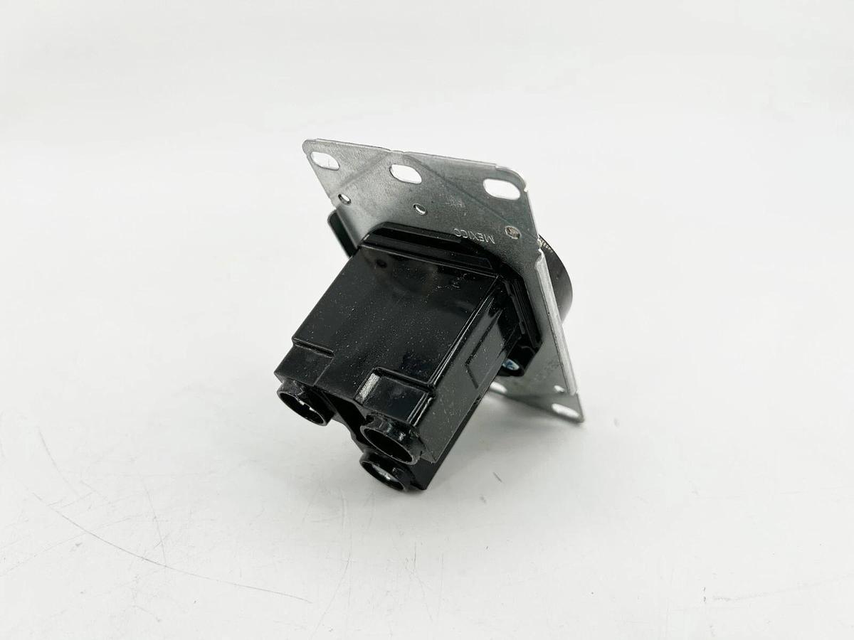 New Lot of 2 Eaton AH1254BK-BOX Flush Mount Power Receptacle