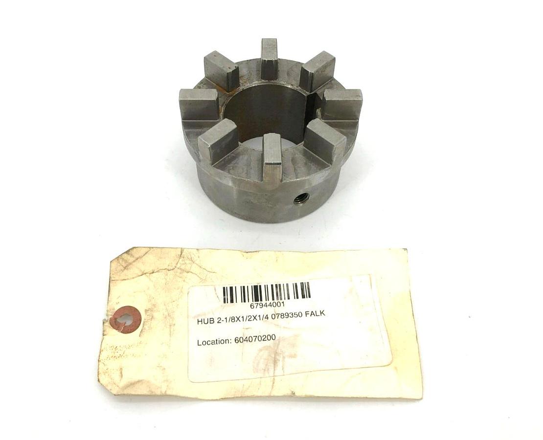 New Falk 0789350 20R Coupling Hub, 2.125" Bore, 1/2"x1/4" KW, 20R