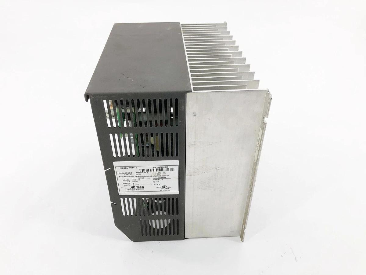 Used AC Tech M1551B Variable Frequency Drive 5HP 3.7KW 480/590V (For Parts Only)
