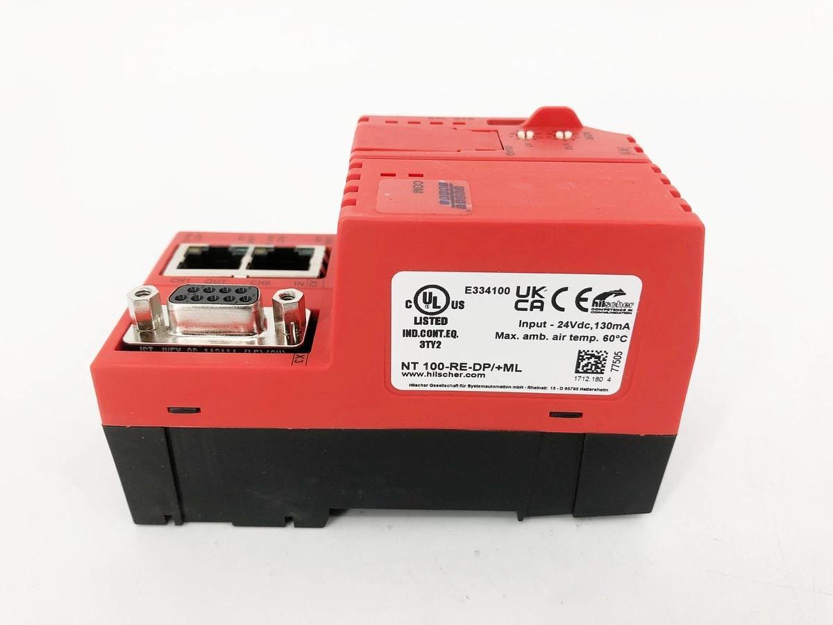 New Hilscher NT 100-RE-DP Gateway Real-Time Ethernet to PROFIBUS DP 1712.180