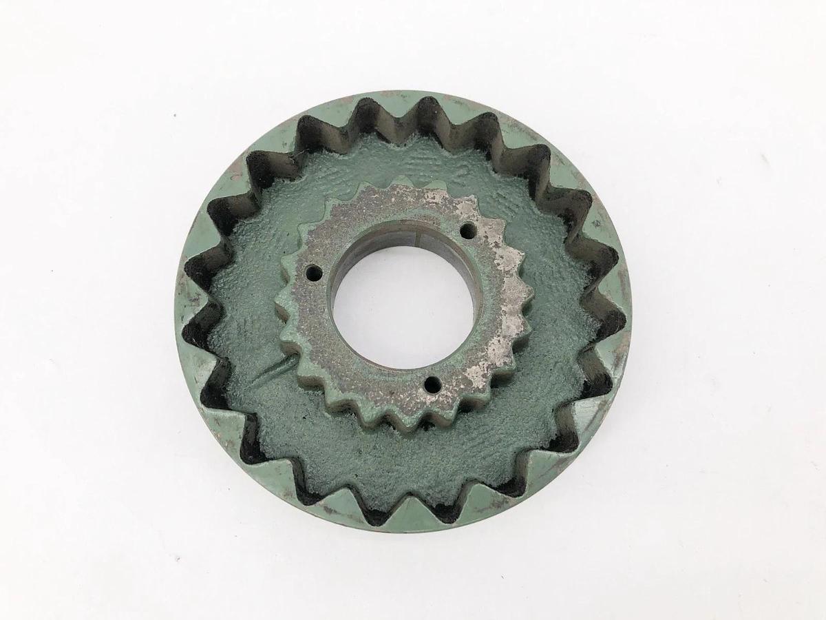 Used Lot of 2 TB Wood's 6B-JA Sure-Flex Coupling Flanges Size 6