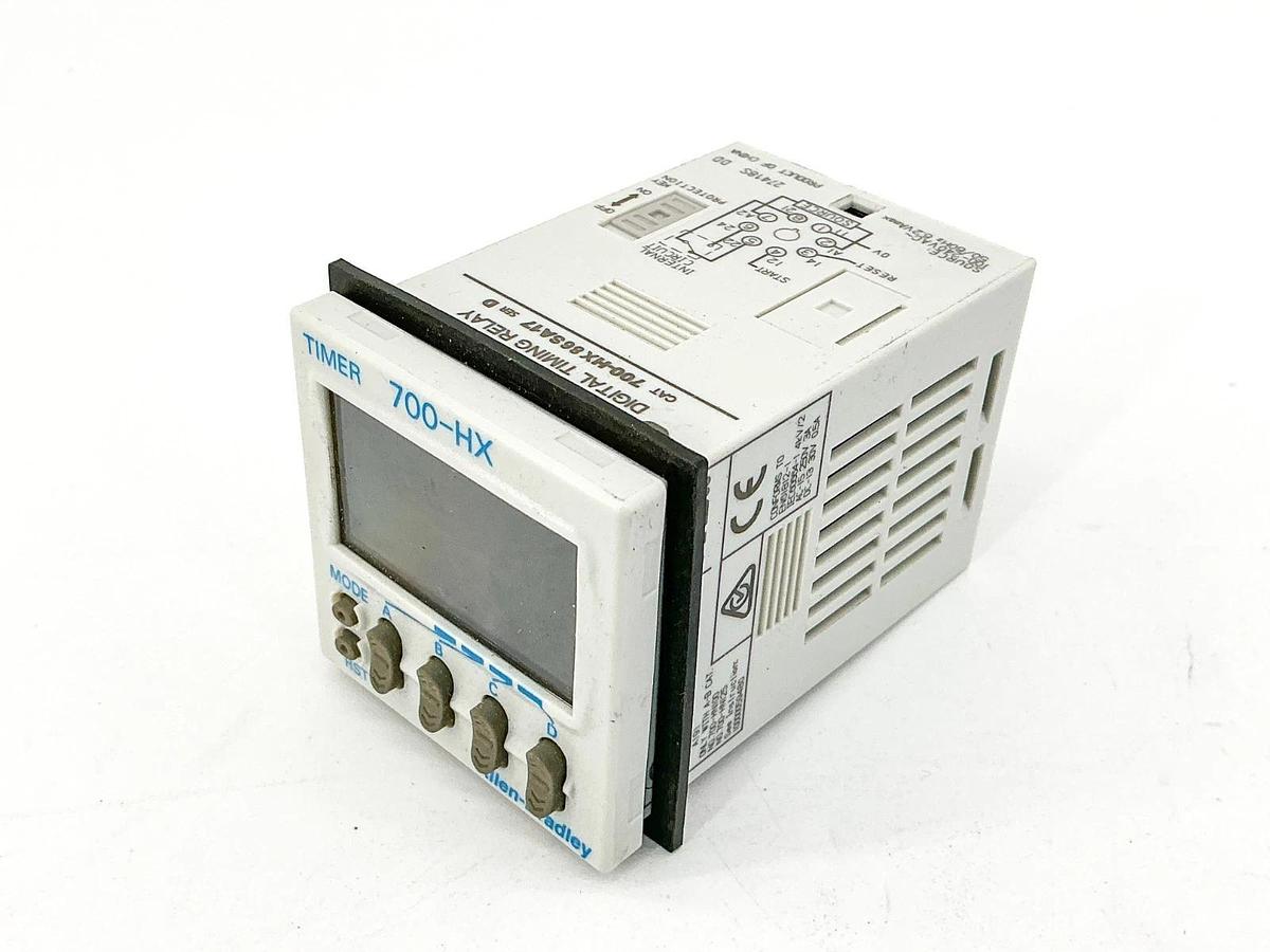 New Allen Bradley 700-HX86SA17 Digital Timing Relay 100-240VAC Ser.D - No Box
