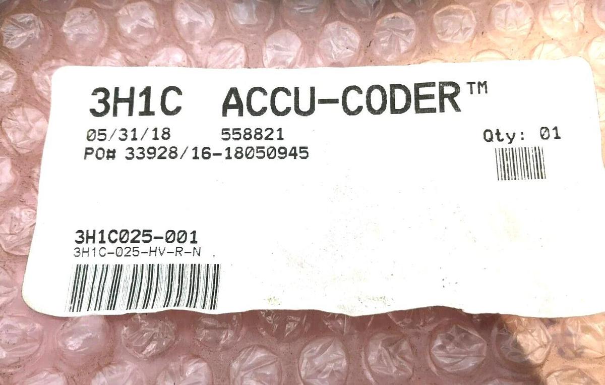 New Encoder Products 3H1C-025-HV-R-N Cable Assembly 10 Pin 10Ft. Length