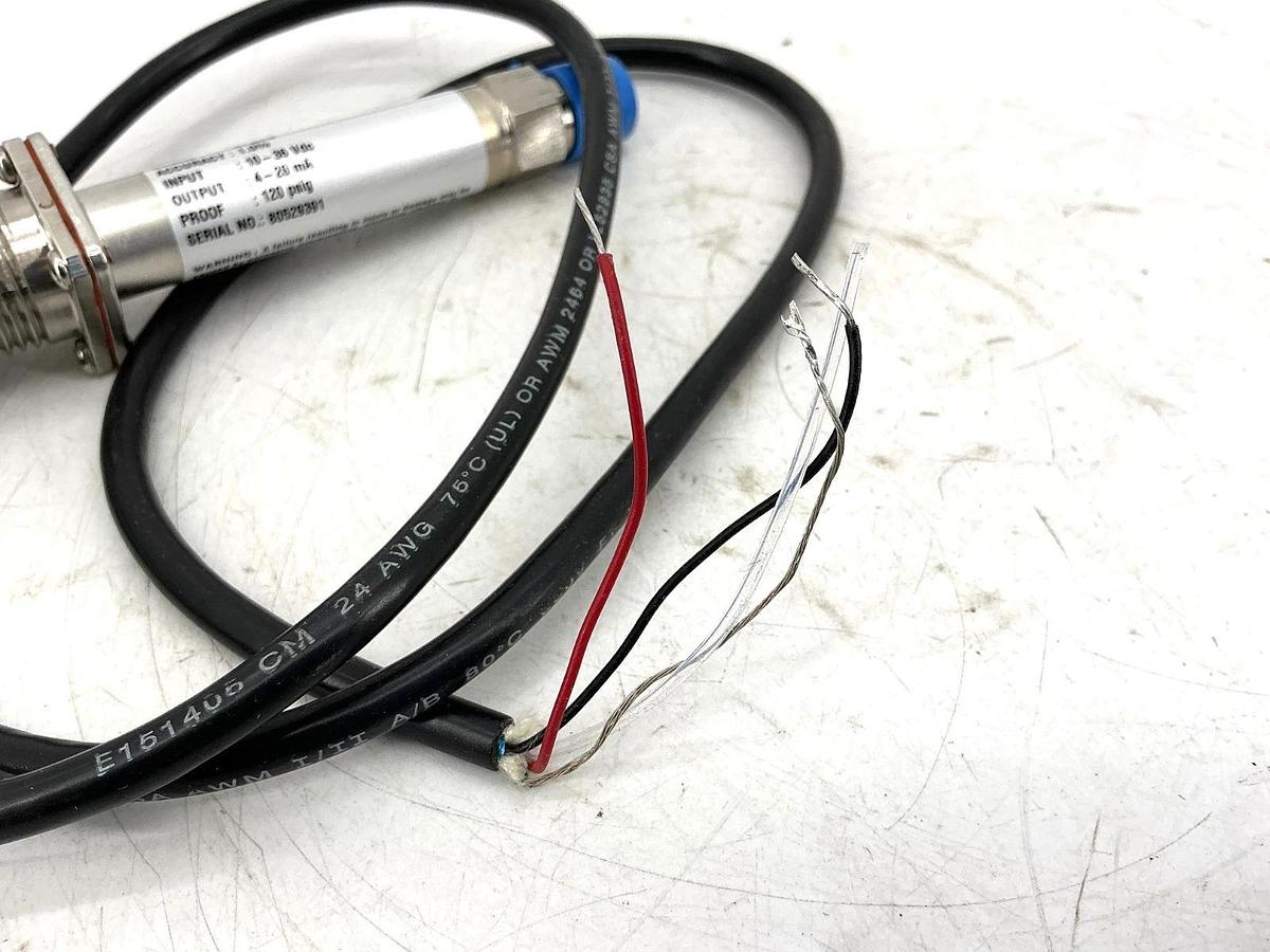 New Ashcroft K1-7-M02-42-C1 Transducer 60PSIG Accuracy 1% 10-36VDC K17M0242C1