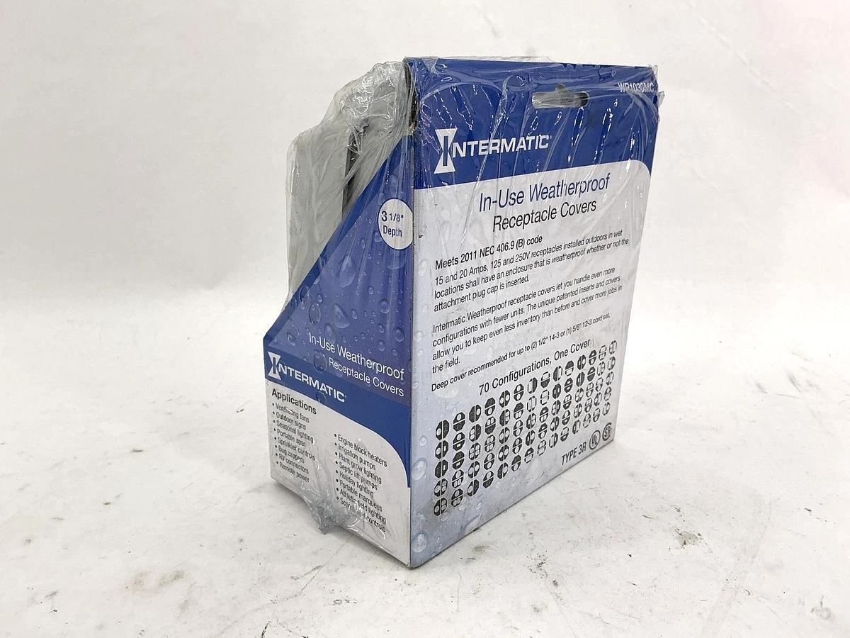 New Intermatic WP1030MC In-use Weatherproof Receptacle Cover 2-Gang 3-1/8" Depth