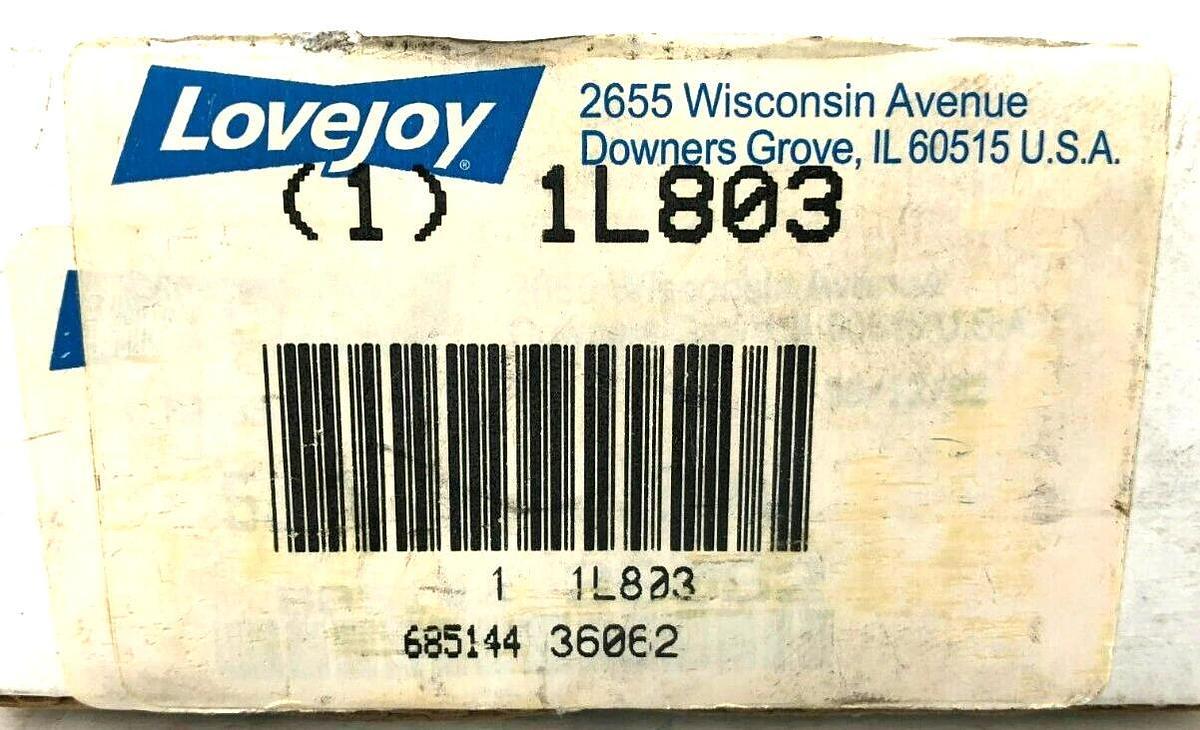 Lot of 2 New Lovejoy 1L803 S-Flex Couplings 1" Bore 36062