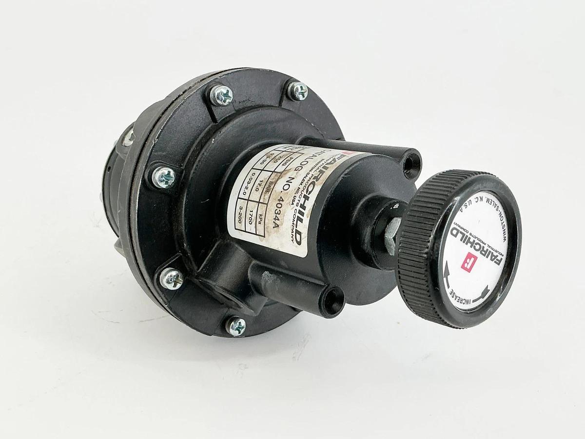 Used Fairchild 4034A Pressure Regulator 250PSI 17Bar 1700kPa