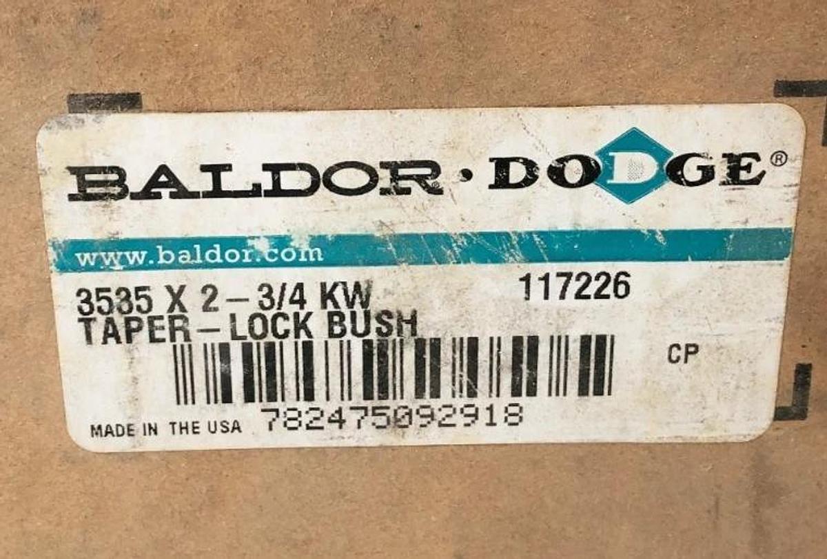 New Dodge 3535 X 2-3/4 KW Taperlock Bushing 117226