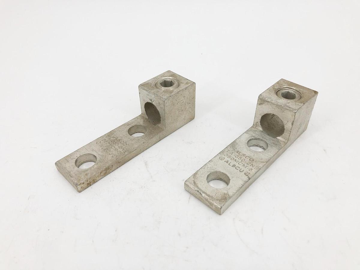 Used Lot of 2 Ilsco TA-350-2NS Mechanical Lugs 350MCM-6 AL9CU