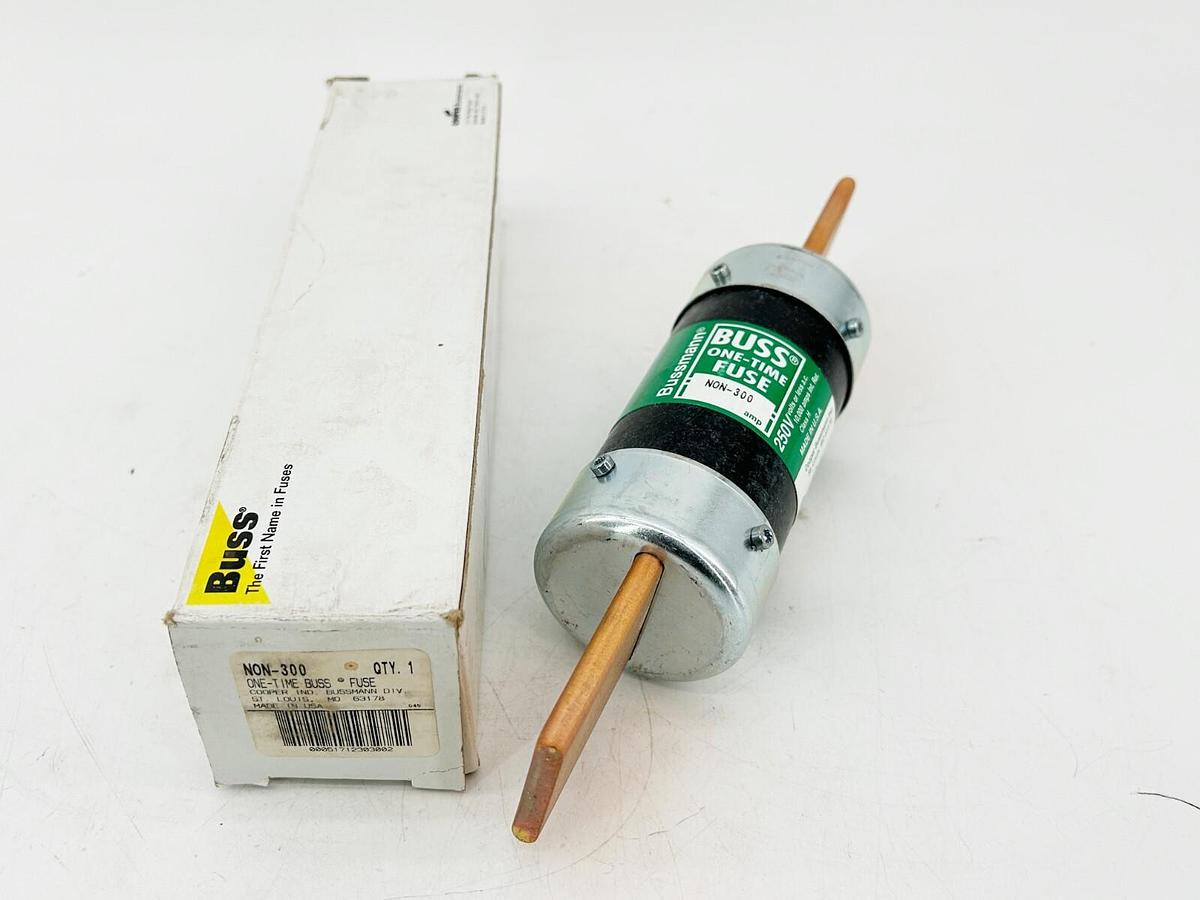 New Bussmann NON-300 Non Current Limiting Fuse 300A 250V Class H