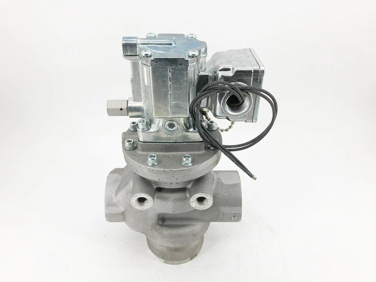 New Parker N3658504753 Solenoid Valve 3-Way NC 1-1/4" Body 1-1/2" Exhaust 125psi