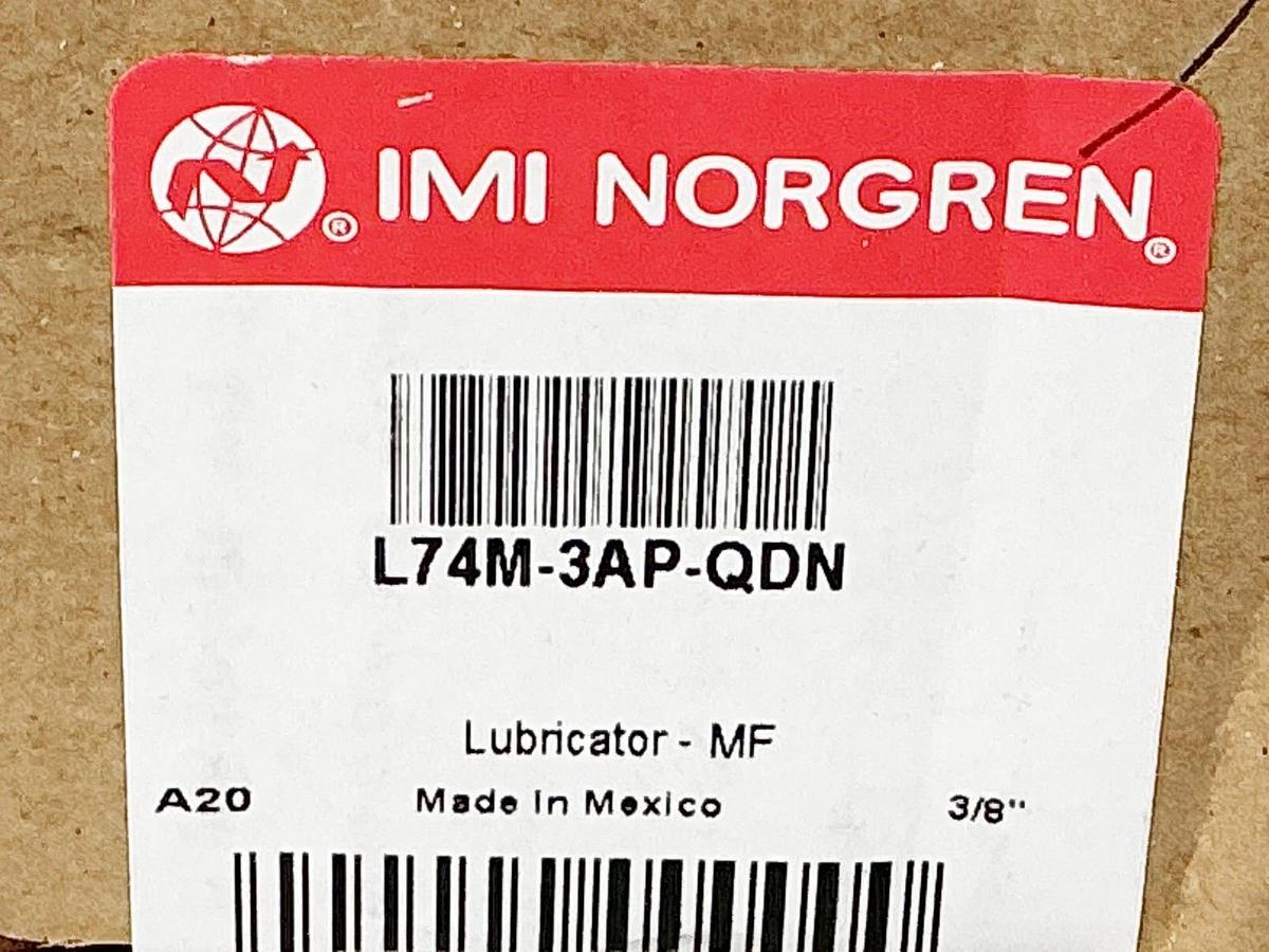 New Norgren L74M-3AP-QDN Lubricator 250PSIG 17Bar 175F 3/8" NPT