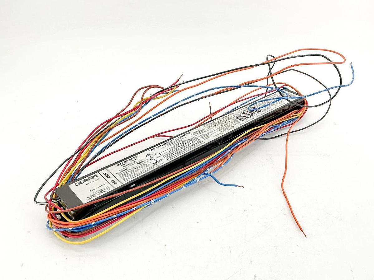 New OSRAM QHE 4X54T5HO/347-480 PSN HT SCL Quicktronic Ballast 480V