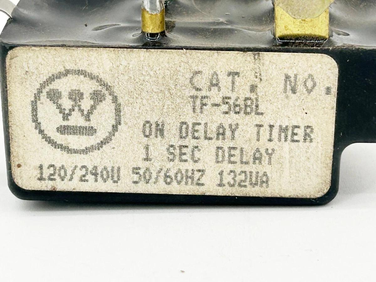 Used Westinghouse TF-56BL On Delay Timer 1 Second Delay 120/240V 50/60Hz 132VA