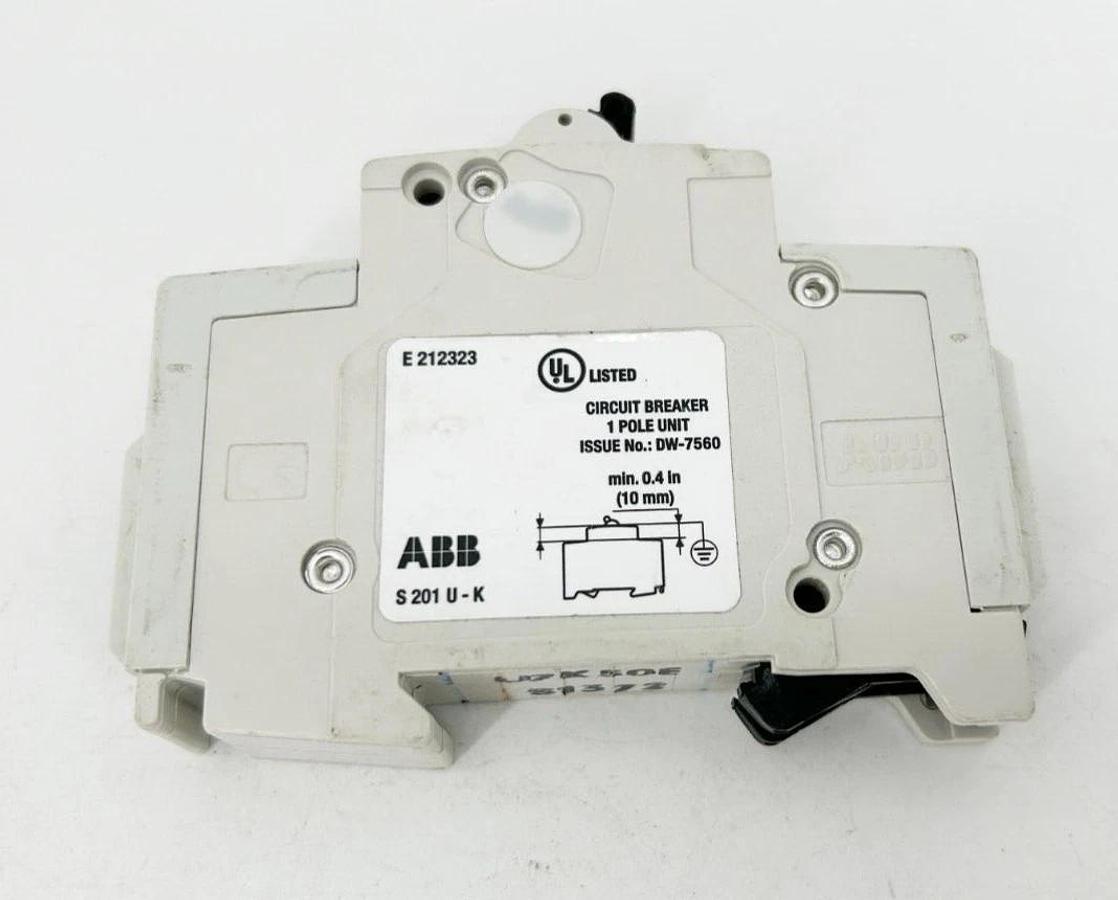 New ABB S201U-K50 Circuit Breaker 50A 1 Pole 240V
