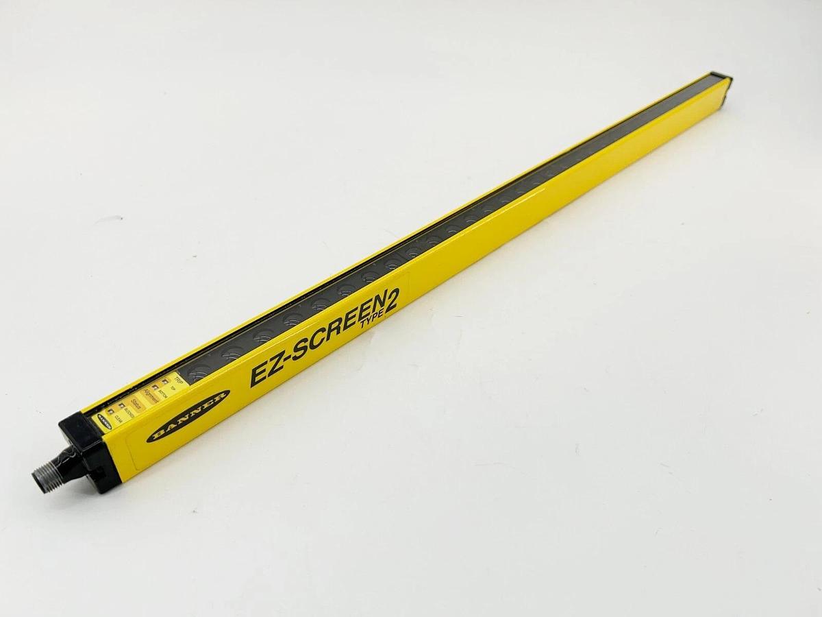 New Banner LS2E30-600Q8 Light Curtain Emitter 24VDC 30MMX600M Yellow 118700