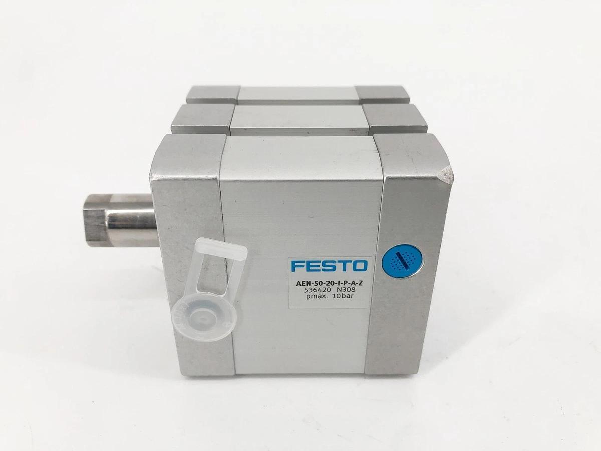 New Festo AEN-50-20-I-P-A-Z Compact Cylinder 536420 10 bar - No Box