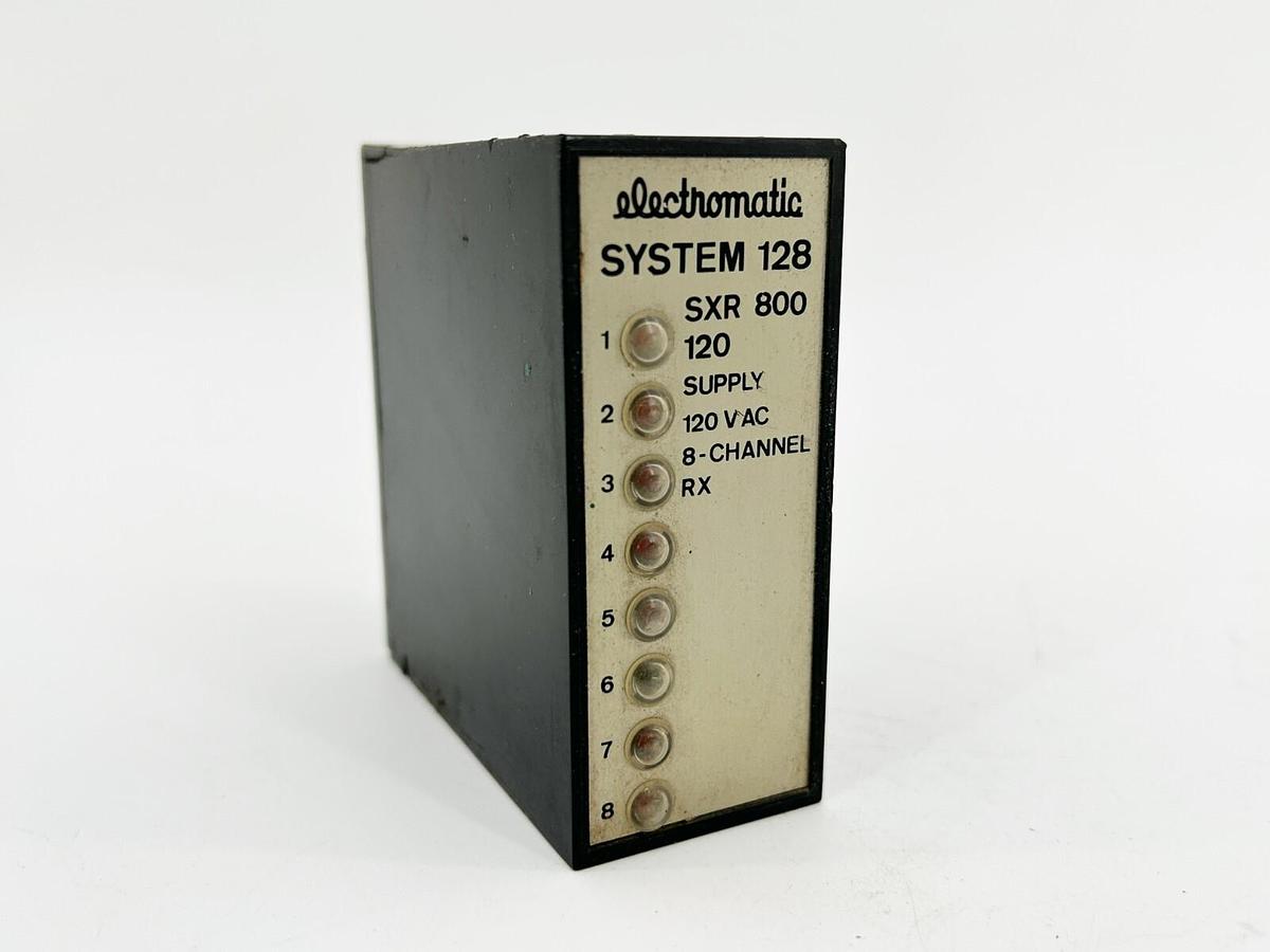 Used Electromatic SXR-800-120 Transmitter System 128 8-Channel 11-Pin 120VAC