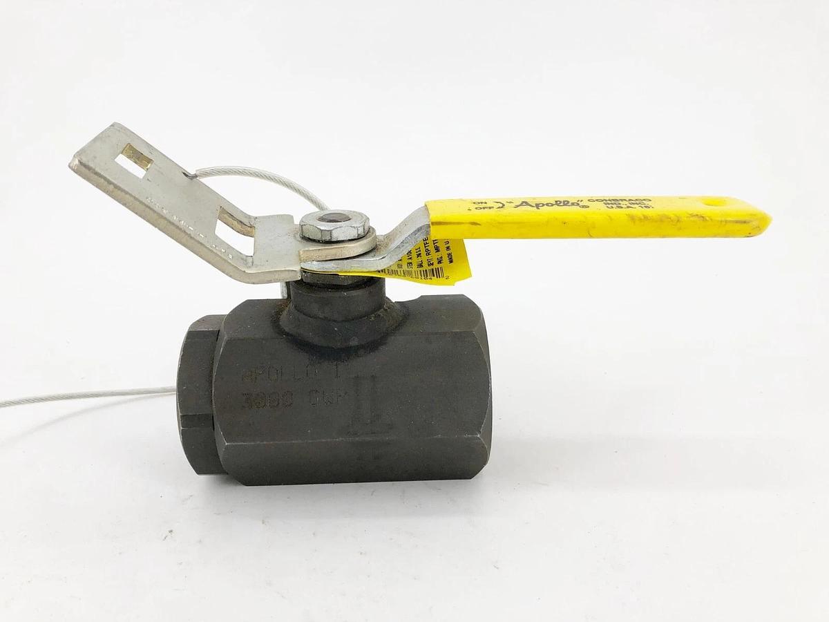 New Apollo 72-105-19 Threaded Ball Valve 1" 3000 CWP Full Port