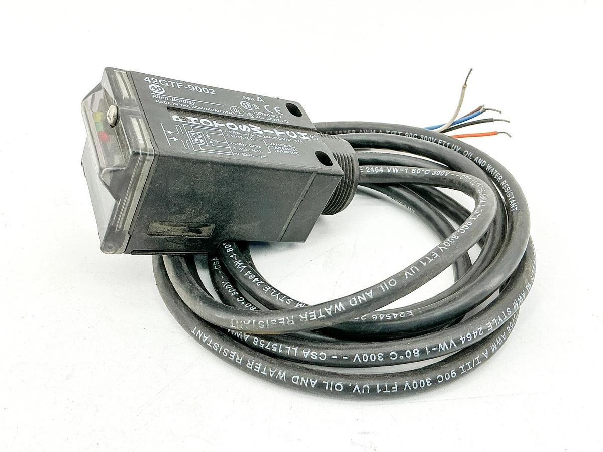 New Allen Bradley 42GTF-9002 Photoswitch Sensor 264VAC 2A Ser.A - No Box