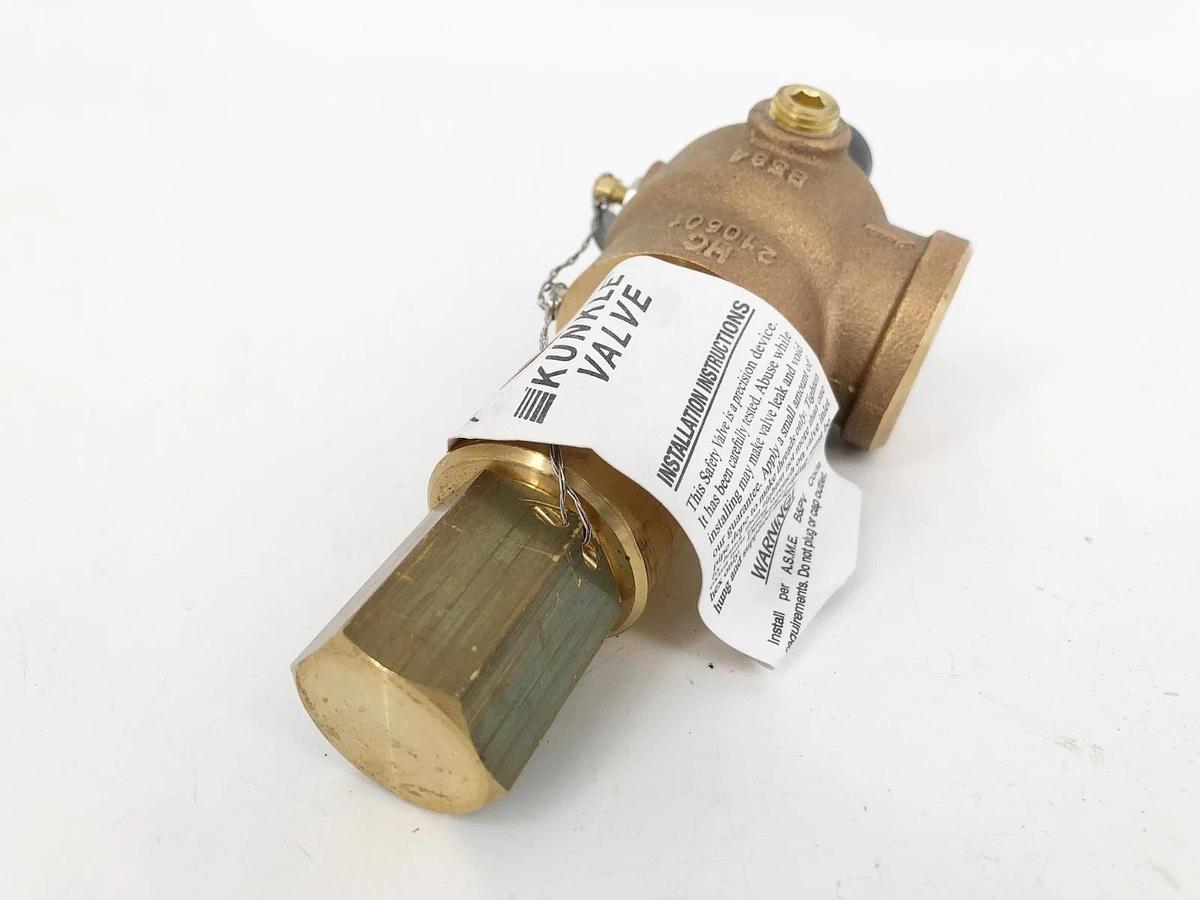 New Kunkle 913BDCM01-JE Relief Valve 1/2" Set 175psig Capacity 45 GPM - No Box