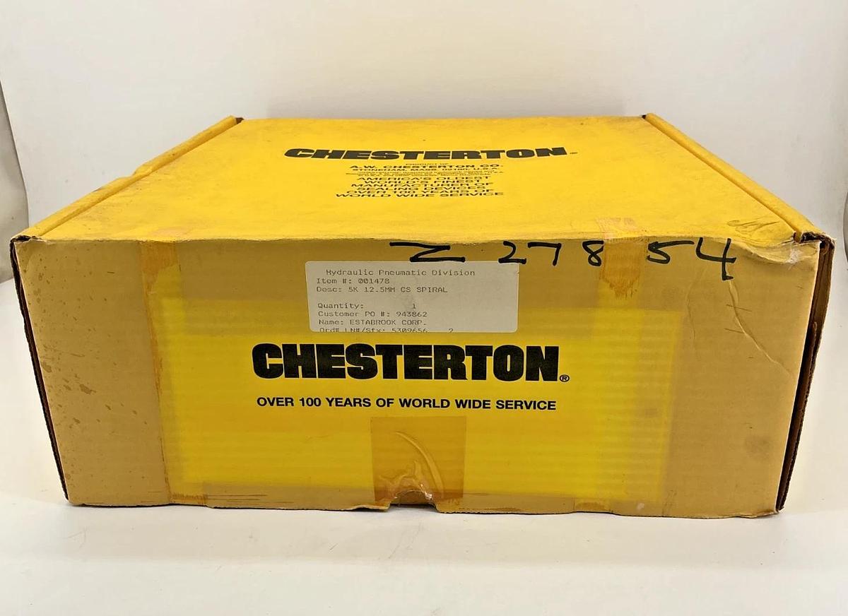 New Chesterton 001478 5K Super Wiper Wiper/Excluder Ring 5K 12.5mm CS Spiral
