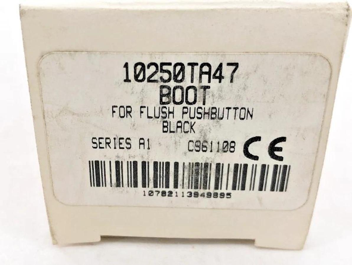 Lot of 2 New Cutler-Hammer 10250TA47 Boots For Flush Pushbuttons Black Ser. A1
