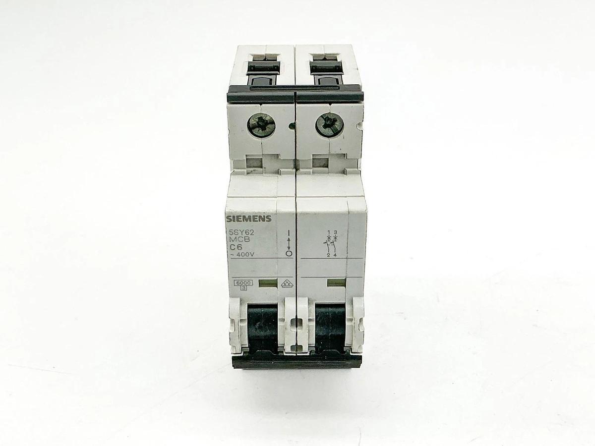 New Siemens 5SY6206-7 Mini Circuit Breaker 400V 2P - No Box