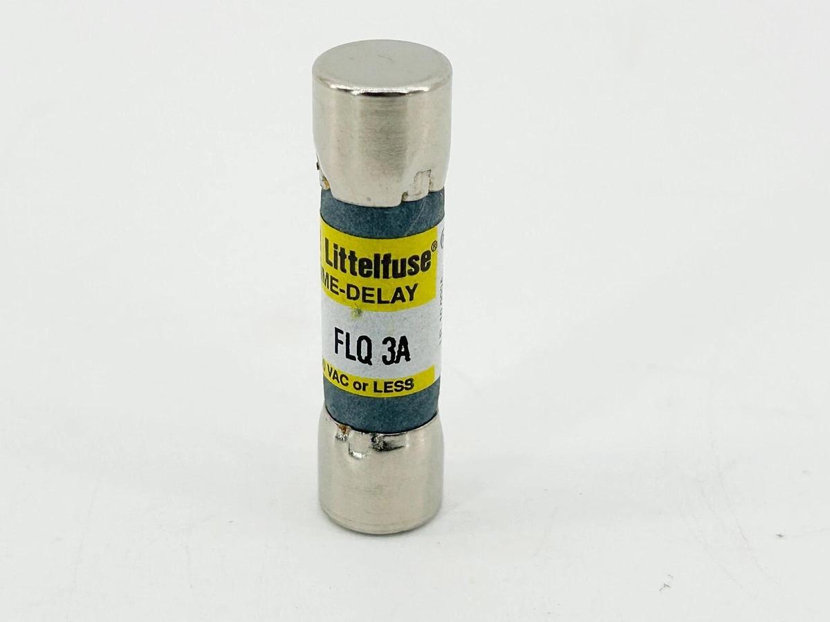 New Lot of 5 Littelfuse FLQ-3A Time Delay Fuse 3Amp 500V - No Box