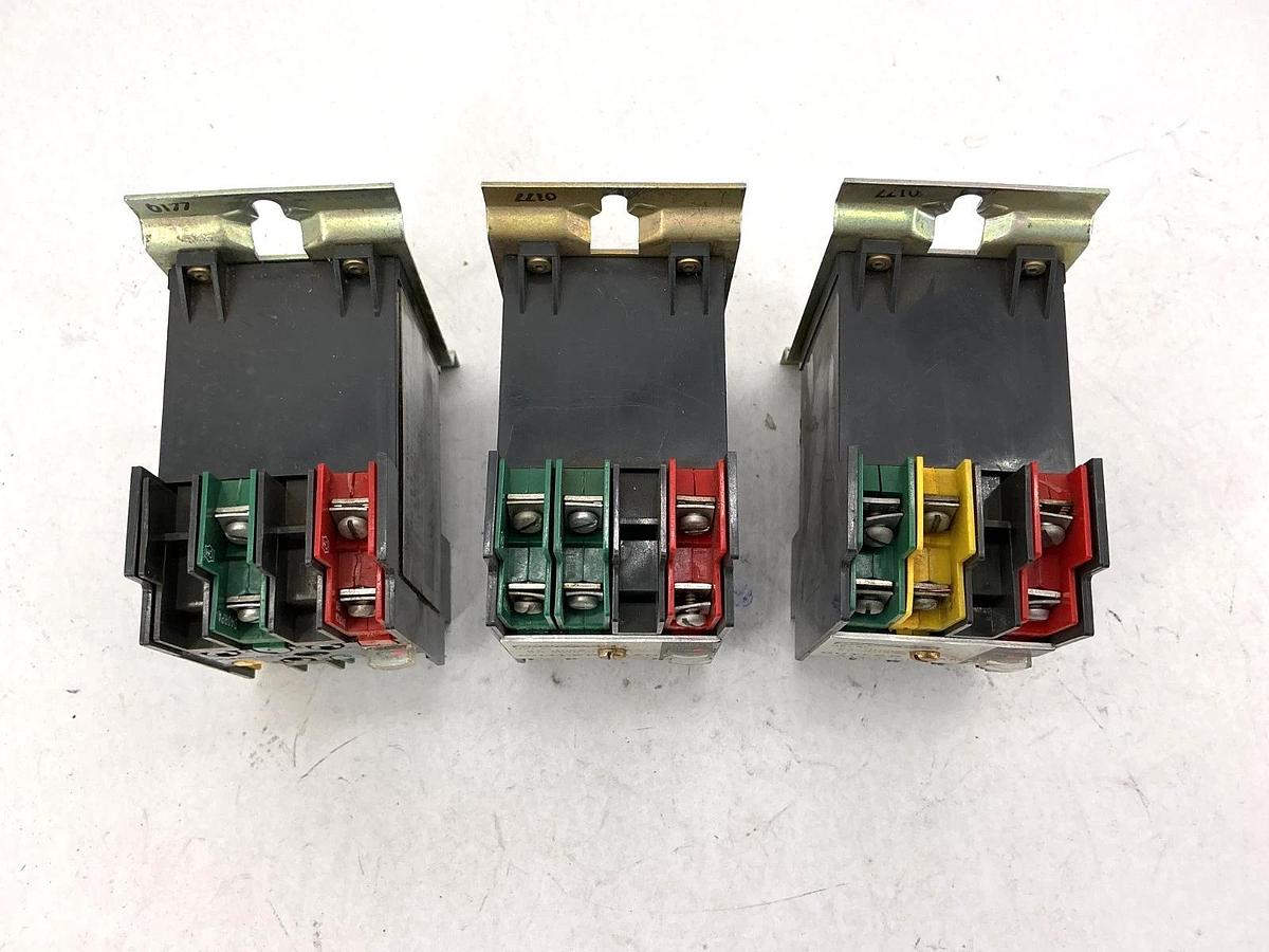 Used Lot of 3 Cutler-Hammer D40RB Ser A1 Powereed Relay Coil-120V 50/400HZ