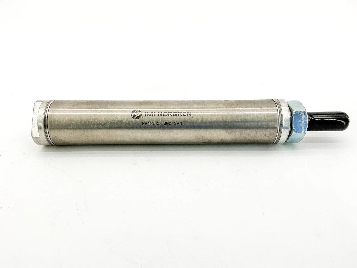New IMI Norgren RP125X3.000-SAN Pneumatic Cylinder