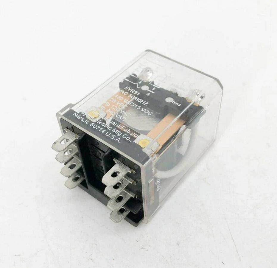 New Dayton 5YR31 Relay 8-Pin 120VAC 13A DPDT