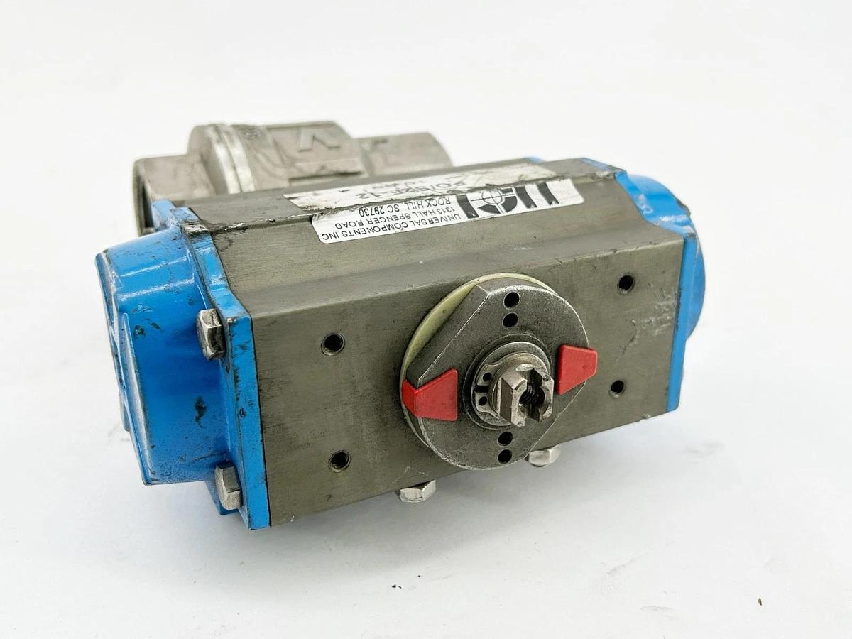 Used UCI PO/S2F-12 Stainless Steel Actuated Valve 150WSP 1000WOG 1-1/2"