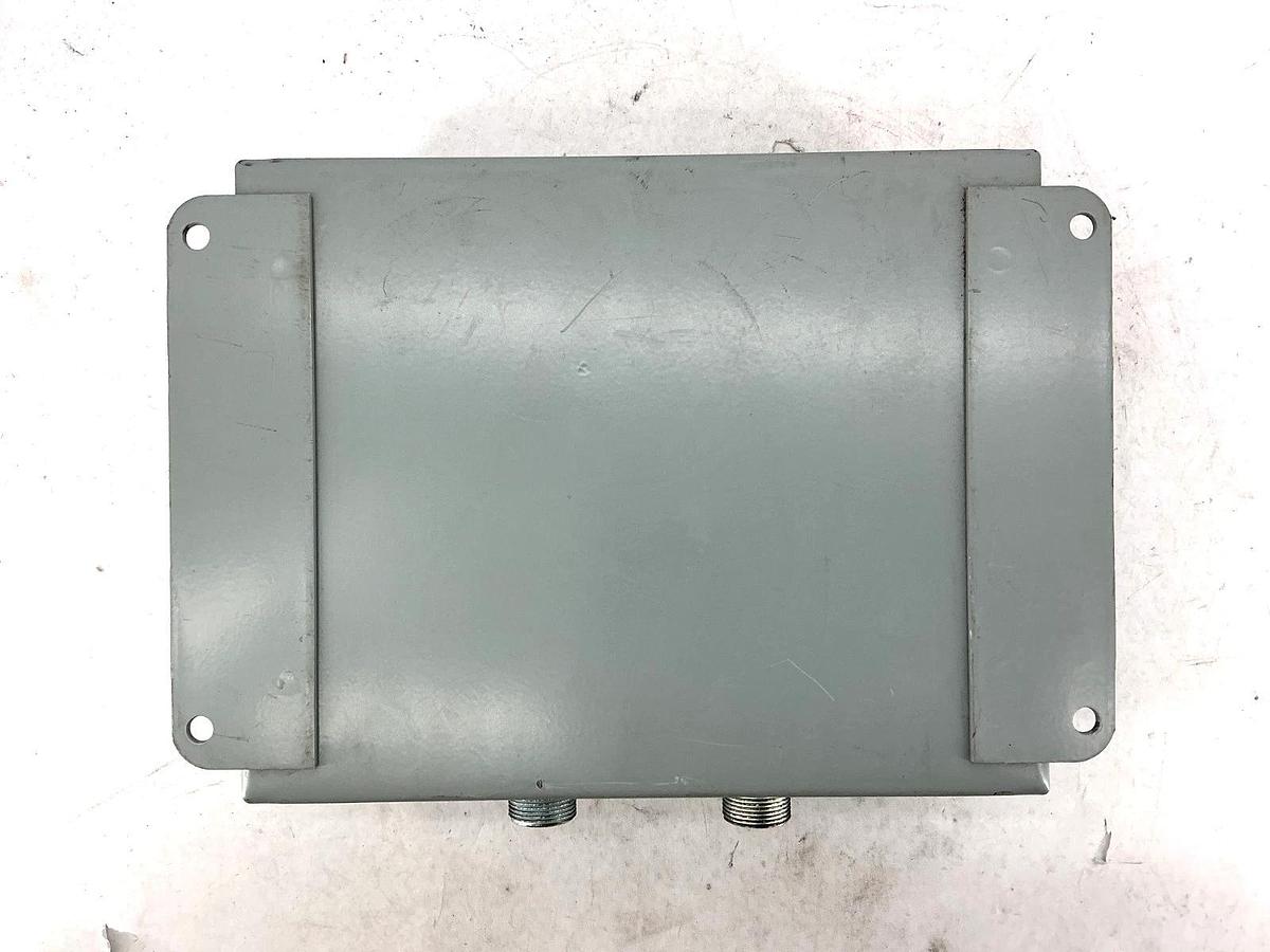 Used Hoffman A1008CH Junction Box Enclosure Panel Mount 10"X8"X4" Gray 55410