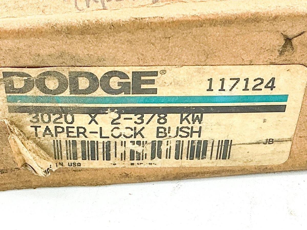 New Dodge 117124 Taper-Lock Bushing 3020 X 2-3/8" Bore